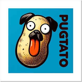 Funny Pugtato Posters and Art